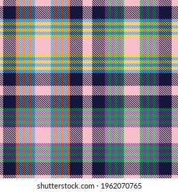 Rainbow Pastel Plaid seamless pattern for fashion textiles and graphics