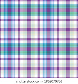 Rainbow Pastel Plaid seamless pattern for fashion textiles and graphics