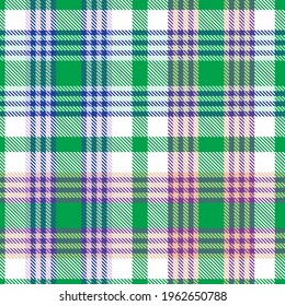 Rainbow Pastel Plaid seamless pattern for fashion textiles and graphics