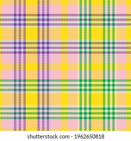Rainbow Pastel Plaid seamless pattern for fashion textiles and graphics