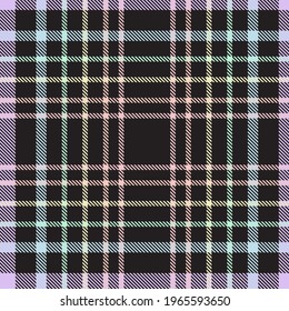 Rainbow Pastel Plaid seamless pattern for fashion textiles and graphics