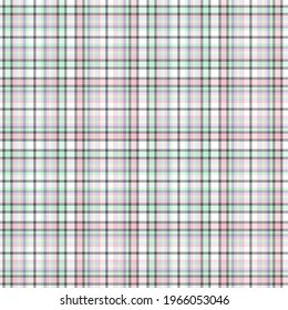 Rainbow Pastel Plaid seamless pattern for fashion textiles and graphics