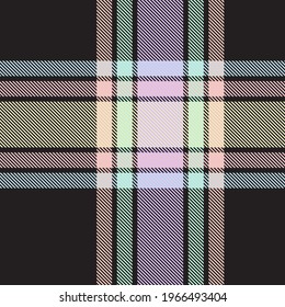 Rainbow Pastel Plaid seamless pattern for fashion textiles and graphics