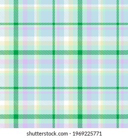 Rainbow Pastel Plaid seamless pattern for fashion textiles and graphics
