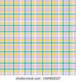Rainbow Pastel Plaid seamless pattern for fashion textiles and graphics