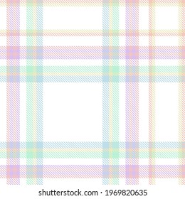 Rainbow Pastel Plaid seamless pattern for fashion textiles and graphics