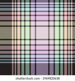 Rainbow Pastel Plaid seamless pattern for fashion textiles and graphics