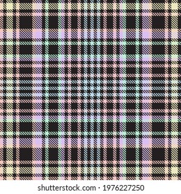 Rainbow Pastel Plaid seamless pattern for fashion textiles and graphics