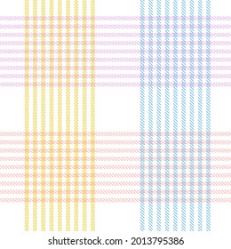 Rainbow Pastel Plaid seamless pattern for fashion textiles and graphics