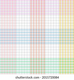 Rainbow Pastel Plaid seamless pattern for fashion textiles and graphics