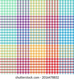 Rainbow Pastel Plaid seamless pattern for fashion textiles and graphics