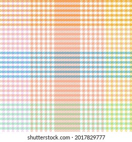 Rainbow Pastel Plaid seamless pattern for fashion textiles and graphics
