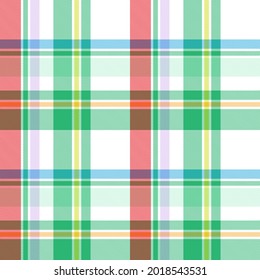 Rainbow Pastel Plaid seamless pattern for fashion textiles and graphics