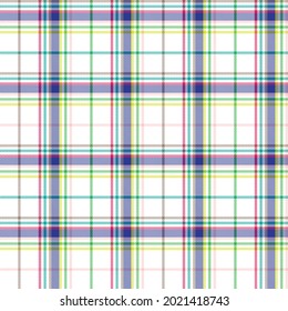Rainbow Pastel Plaid seamless pattern for fashion textiles and graphics