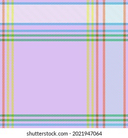 Rainbow Pastel Plaid seamless pattern for fashion textiles and graphics