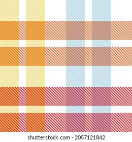 Rainbow Pastel Plaid seamless pattern for fashion textiles and graphics