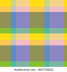 Rainbow Pastel Plaid seamless pattern for fashion textiles and graphics