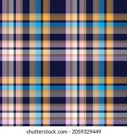 Rainbow Pastel Plaid nahtloses Muster für Modetextilien und Grafiken