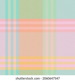 Rainbow Pastel Plaid seamless pattern for fashion textiles and graphics