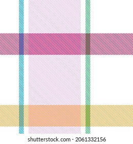 Rainbow Pastel Plaid seamless pattern for fashion textiles and graphics