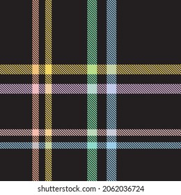 Rainbow Pastel Plaid seamless pattern for fashion textiles and graphics