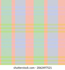 Rainbow Pastel Plaid seamless pattern for fashion textiles and graphics