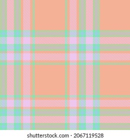 Rainbow Pastel Plaid seamless pattern for fashion textiles and graphics