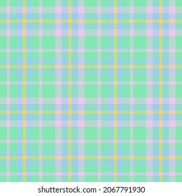 Rainbow Pastel Plaid seamless pattern for fashion textiles and graphics