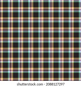 Rainbow Pastel Plaid seamless pattern for fashion textiles and graphics