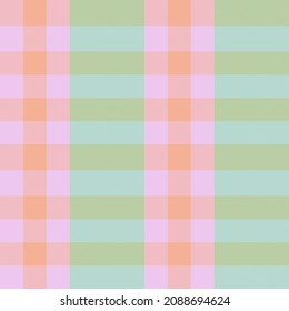 Rainbow Pastel Plaid seamless pattern for fashion textiles and graphics