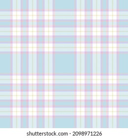 Rainbow Pastel Plaid seamless pattern for fashion textiles and graphics