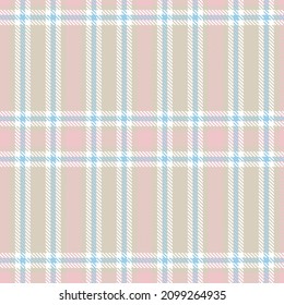Rainbow Pastel Plaid nahtloses Muster für Modetextilien und Grafiken