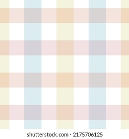 Rainbow Pastel Plaid seamless pattern for fashion textiles and graphics