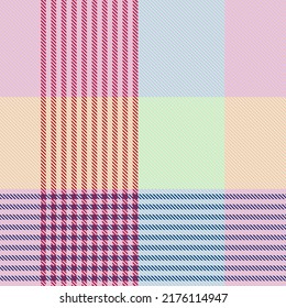 Ropa de arcoiris Pastel de acero inoxidable para textiles de moda y gráficos