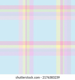 Rainbow Pastel Plaid seamless pattern for fashion textiles and graphics