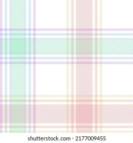 Rainbow Pastel Plaid seamless pattern for fashion textiles and graphics