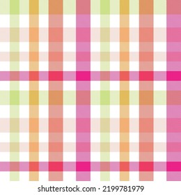 Rainbow Pastel Plaid seamless pattern for fashion textiles and graphics