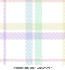Rainbow Pastel Plaid seamless pattern for fashion textiles and graphics