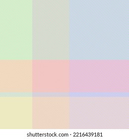 Rainbow Pastel Plaid seamless pattern for fashion textiles and graphics