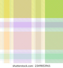 Rainbow Pastel Plaid seamless pattern for fashion textiles and graphics