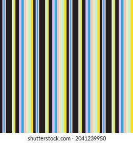 Rainbow Pastel vertical striped seamless pattern background suitable for fashion textiles, graphics