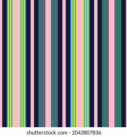 Rainbow Pastel vertical striped seamless pattern background suitable for fashion textiles, graphics