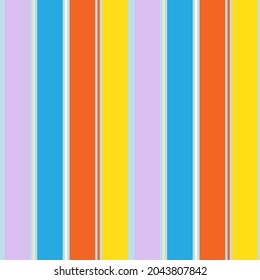 Rainbow Pastel vertical striped seamless pattern background suitable for fashion textiles, graphics