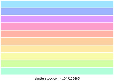 Rainbow pastel with white line background