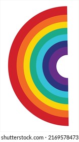 Regenbogenmuster, bunter Regenbogen, Regenbogenhintergrund.