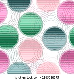 Rainbow Pattern Cute Design. Seamless Holiday Ball. Pattern for children's products, fabrics, wallpapers. Texture. Vector