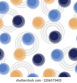 Rainbow Pattern Cute Design. Seamless Holiday Ball.  Marvelous classic colorful polka dots textile pattern. 