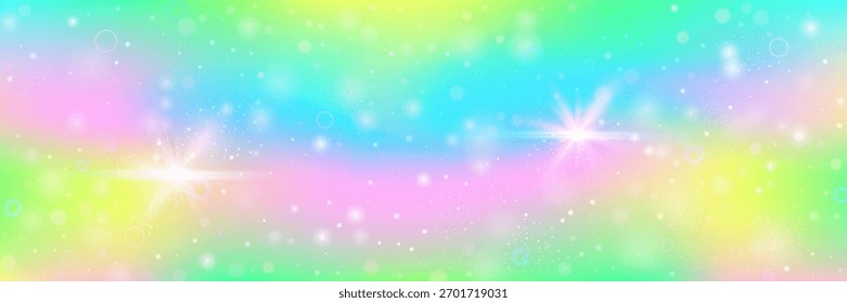 Patrón de arco iris. Fondo De Hadas Rosa Y Hermoso Holograma Mágico. Púrpura, Amarillo Unicornio Gradiente. Linda Textura Brillante Con Brillo De Caramelo Y Efecto De Acuarela. Patrón de arco iris verde.