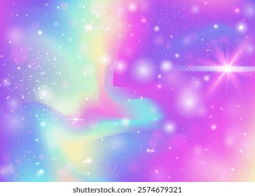 Rainbow Pattern. Pink Girl Gradient. Magic Invitation. Iridescent Blurred Invite. Purple Girlish Background. Blue Pastel Hologram. Unicorn Glitter. Neon Rainbow Pattern.