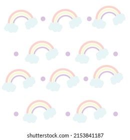 arco iris, patrón con arcos, para impresiones, ropa, decoración